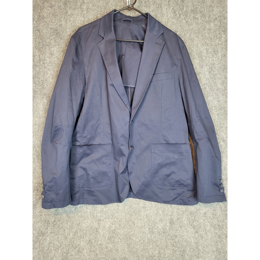 Allen Edmonds Navy Blazer Lightweight Tailored Sport Coat Men’s 42L